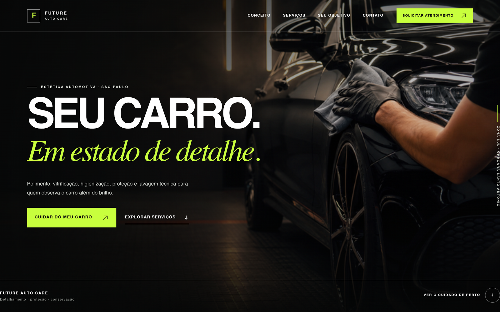 Future Auto Care em desktop